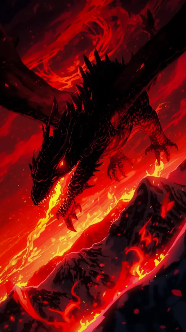 Epic Fire Dragon Anime Wallpaper iPhone & 4k Anime Wallpapers for Mobile. Aesthetic Anime Wallpaper Phone, 8k Anime Wallpaper for Mobile, Anime Background iPhone, Anime Phone Wallpaper, 4k Wallpaper for Mobile Anime & Background Phone.