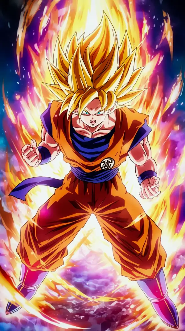 Super Saiyan Goku Anime Wallpaper iPhone - 4K Anime Wallpaper 4K Phone Aesthetic