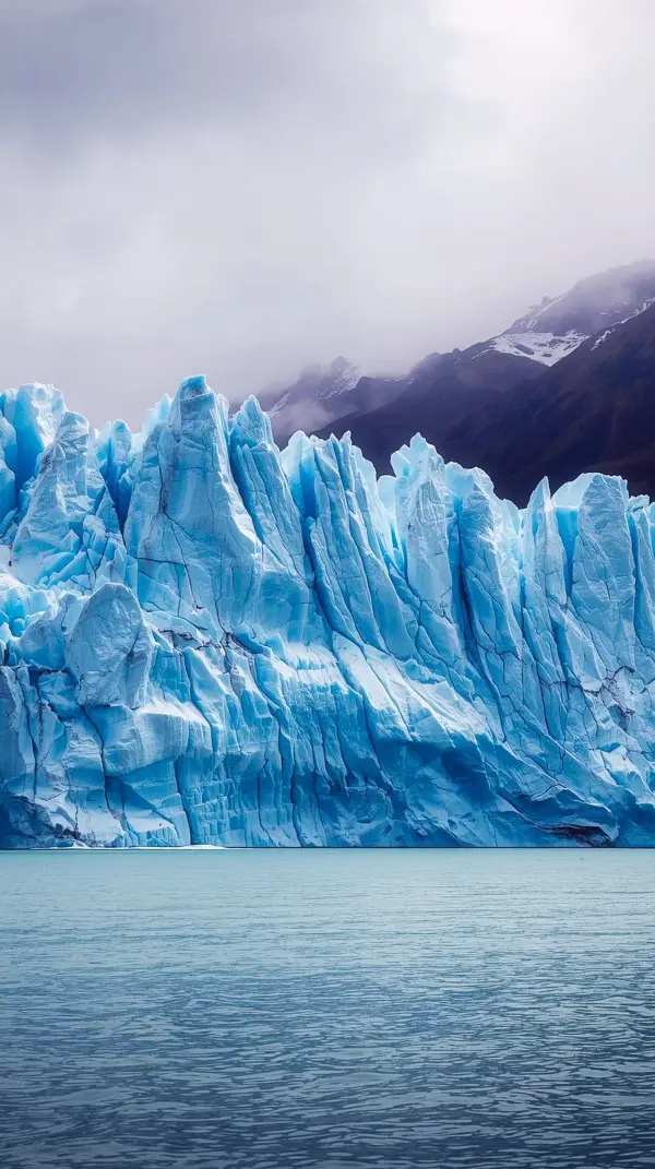 Glacier iPhone Wallpaper 4k - Majestic Blue Ice 4k Wallpaper for Mobile and Wallpaper for Phone. Stunning Cute 4k Wallpaper for iPhone with 4k Backgrounds and iPhone 4k iPhone Background.