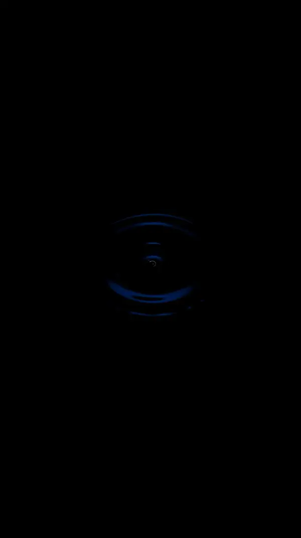 Minimalist Blue Ripple AMOLED Wallpaper 4K for Mobile