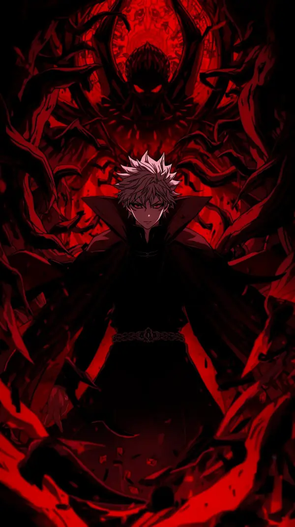 Intense Anime Warrior Demon Wallpaper for Phone – 4K HD