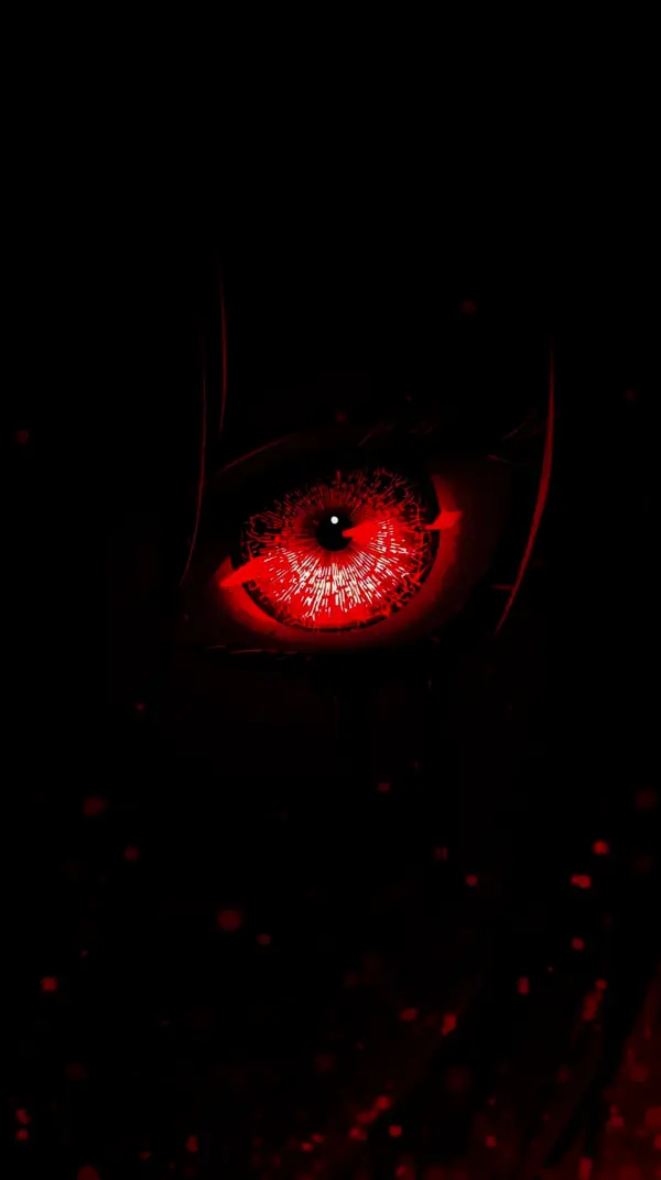 Dark Red Eye Anime Wallpaper iPhone - 4k Anime Wallpapers for Mobile