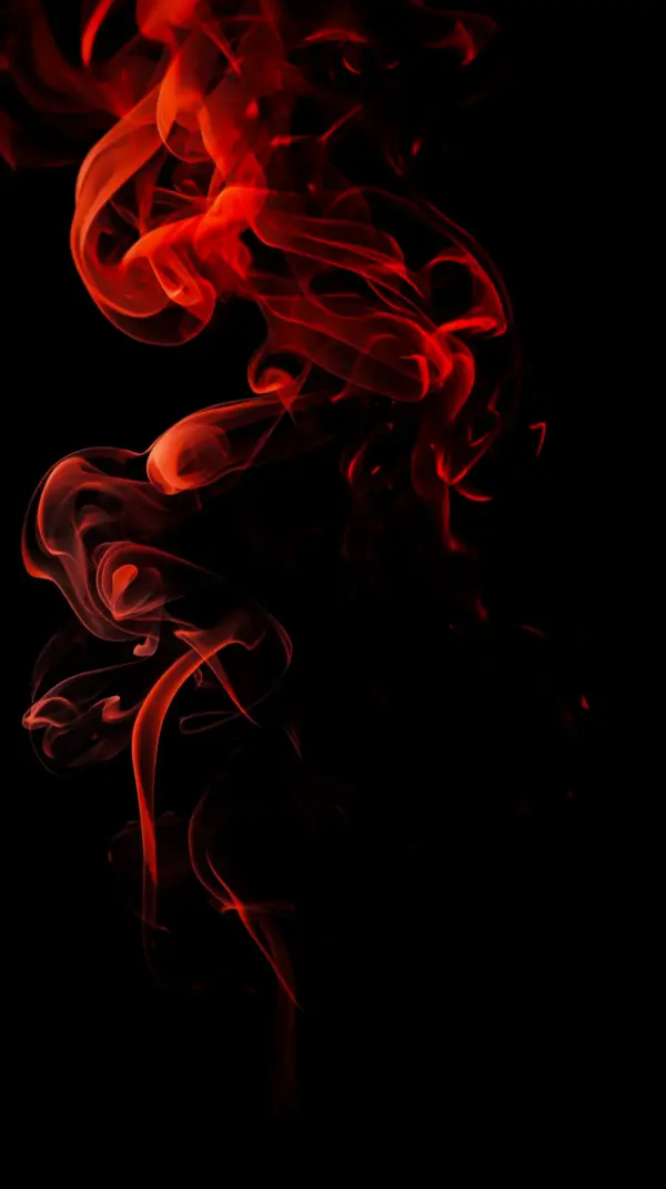 Black and red wallpaper iphone — flowing crimson smoke