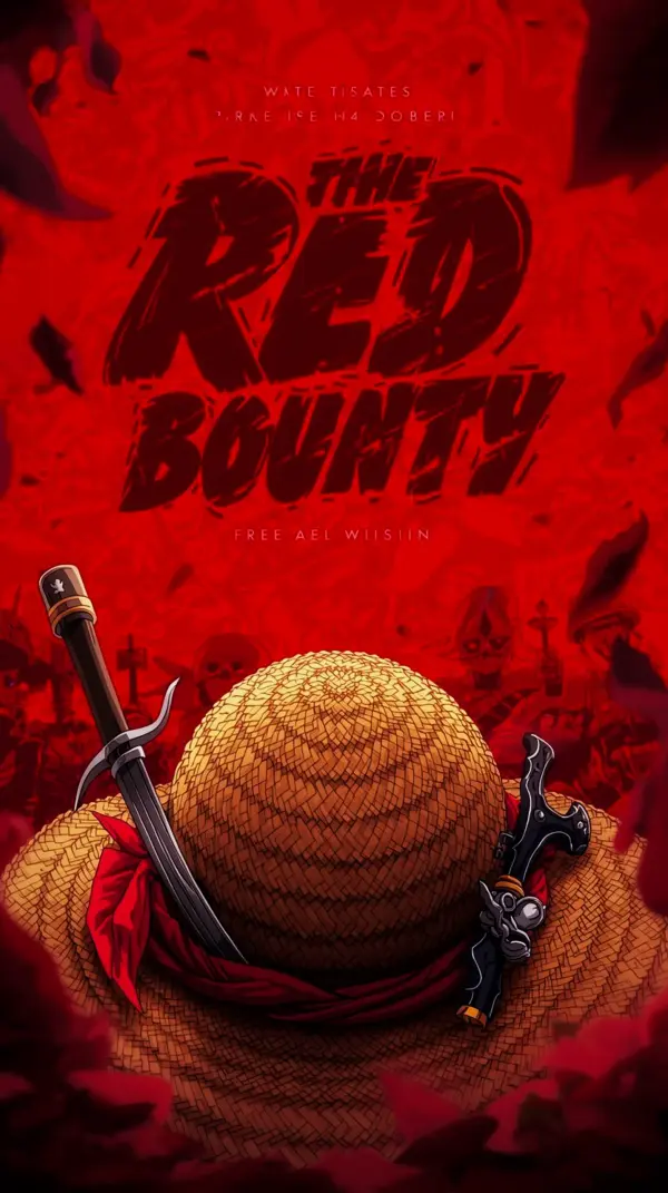 The Red Bounty Anime Wallpaper 4K Phone | Aesthetic Anime Background iPhone
