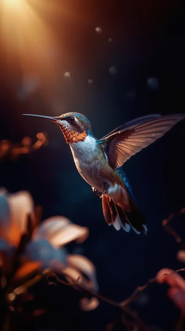 Hummingbird Wallpaper 4K — Delicate Flight