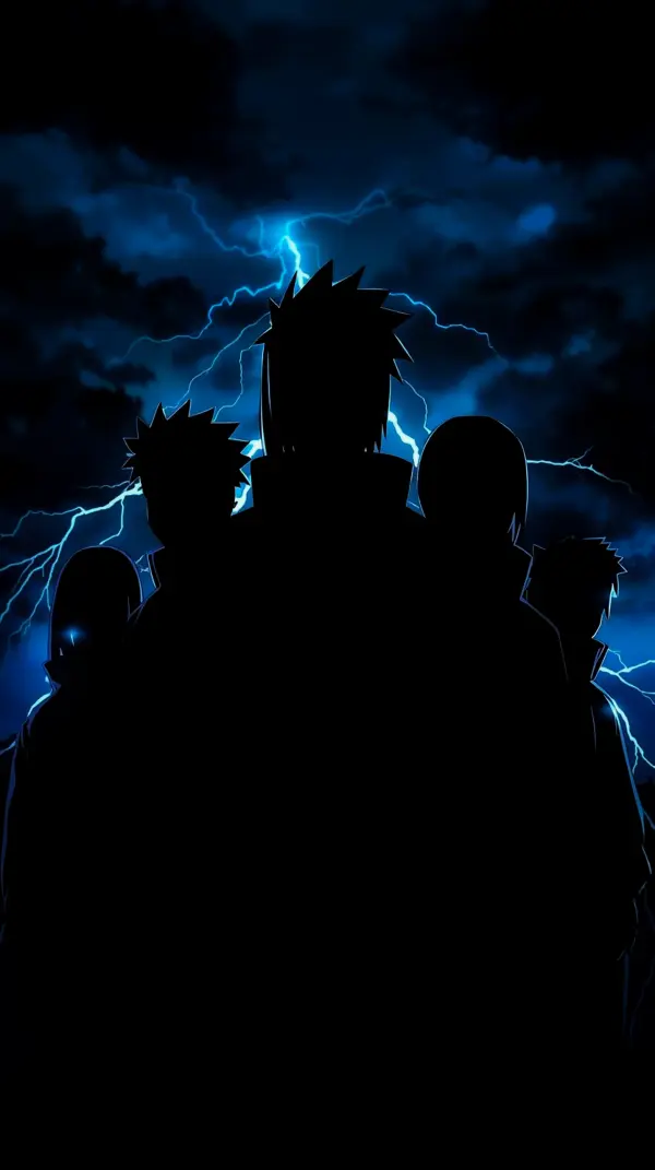 Akatsuki Silhouette Anime Wallpaper iPhone: 4k Anime Wallpapers for Mobile