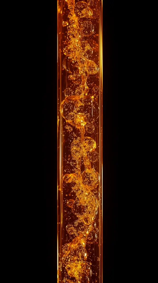 Oled wallpaper phone — glowing liquid droplets