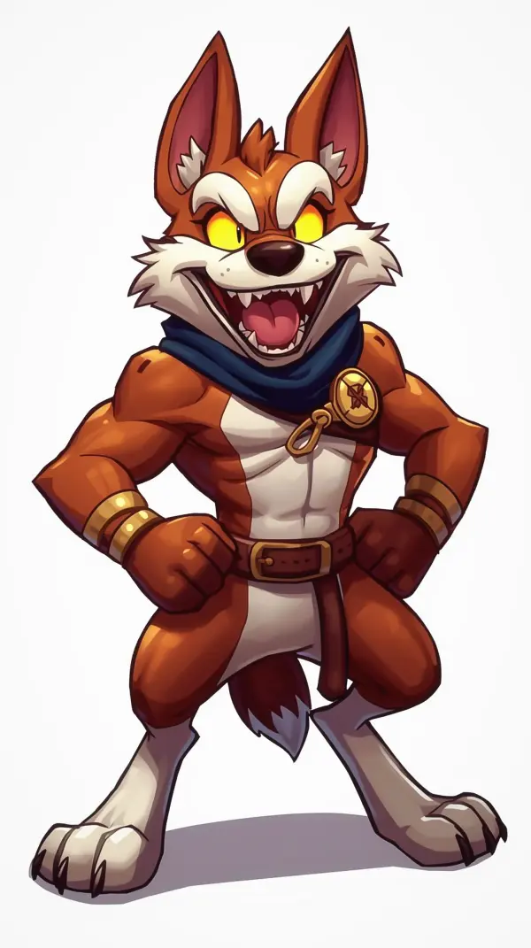 Fox Wallpaper 4K — Anthropomorphic Cartoon Character | 4kwallpapar