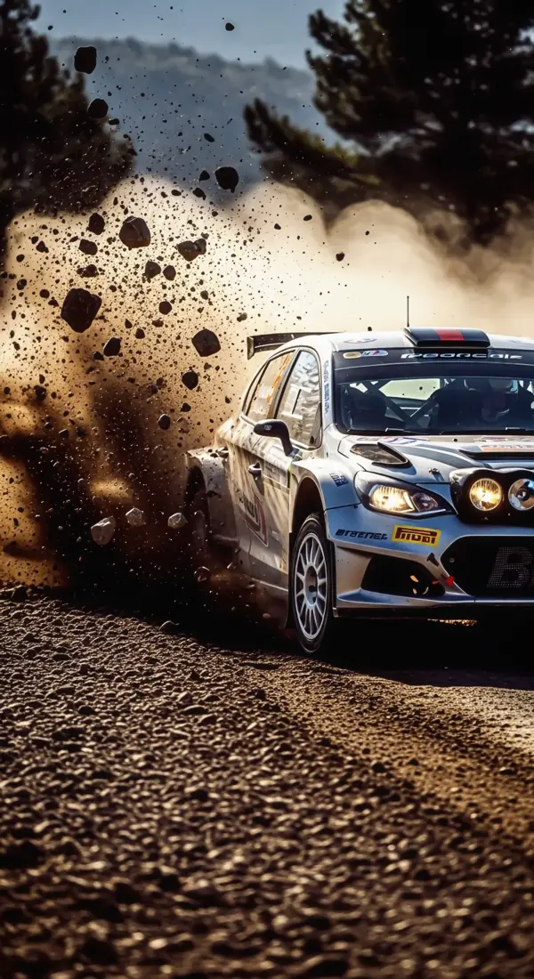 High-Speed Rally Car iPhone Wallpaper: Stunning Car Wallpaper 4k for Mobile and Car wallpaper4k for mobile Experience