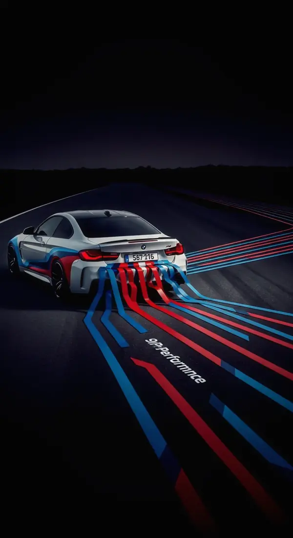 Dynamic BMW M Performance Car iPhone Wallpaper 4K for Mobile | Car Wallpaper 4K for Mobile