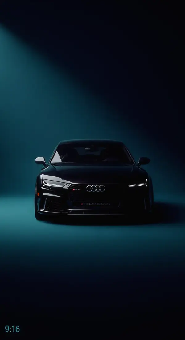 Sleek Black Audi RS7 Car iPhone Wallpaper - Car Wallpaper 4k for Mobile - Car Wallpaper4k for Mobile
