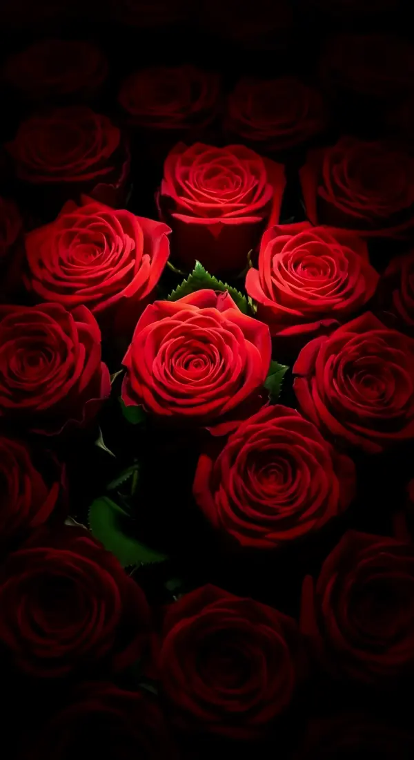 Stunning Red Rose Flower Background for iPhone: Flower Phone Background & Wallpaper Collection