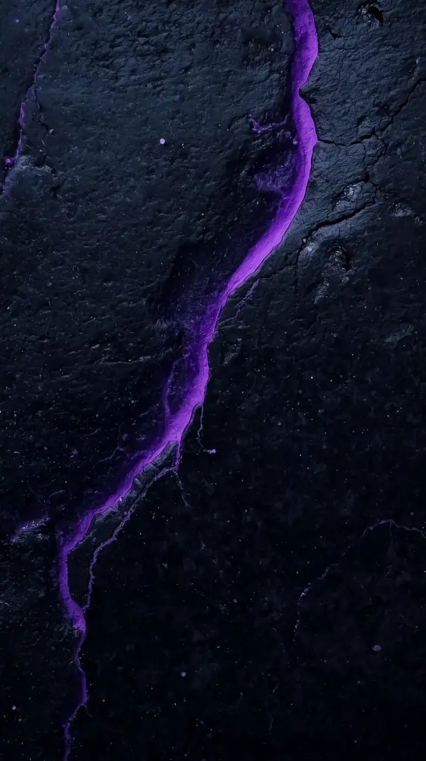 Stunning Purple Lava Crack AMOLED Wallpaper 4k for Mobile