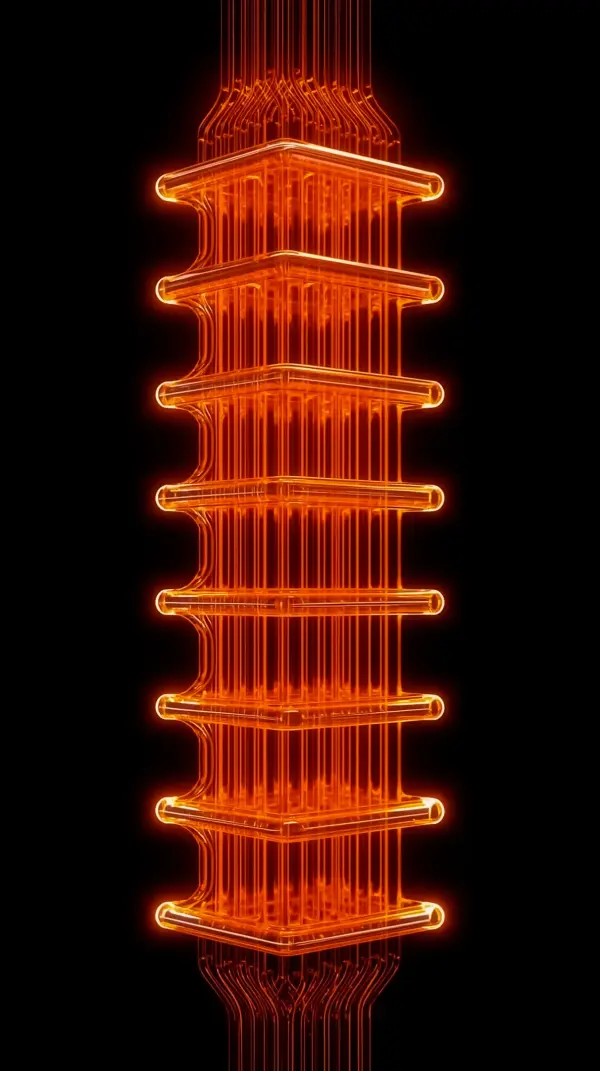Abstract Neon Circuitry AMOLED wallpaper 4k for mobile