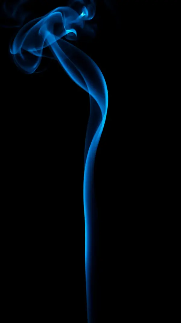 Stunning Blue Smoke Amoled Wallpaper 4K for Mobile