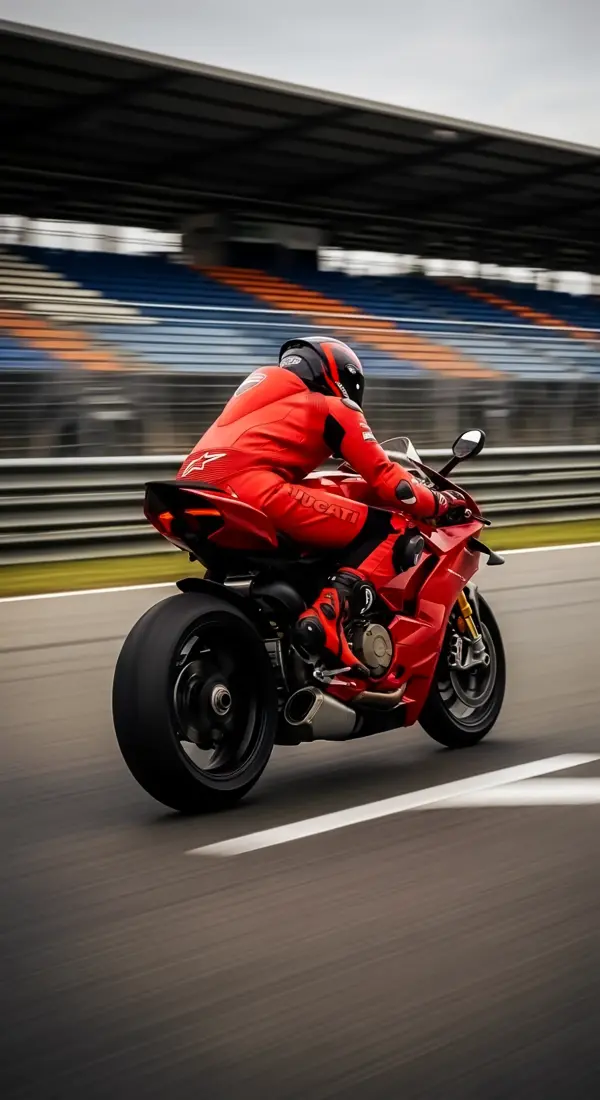 Dynamic Red Ducati Superbike on Track - Perfect 4K Phone Wallpaper for iPhone & Mobile. Get this stunning iphone wallpaper 4k, ideal as a 4k wallpaper for mobile or 4k backgrounds iphone.