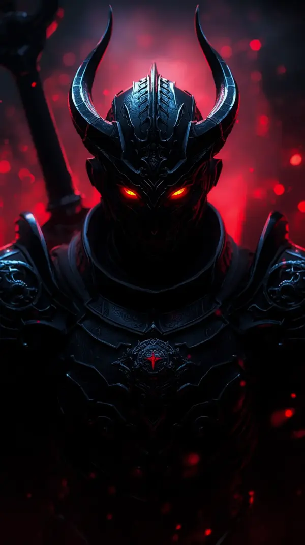 Dark Demon Knight Anime Wallpaper iPhone - 4k Anime Wallpaper 4k Phone Aesthetic