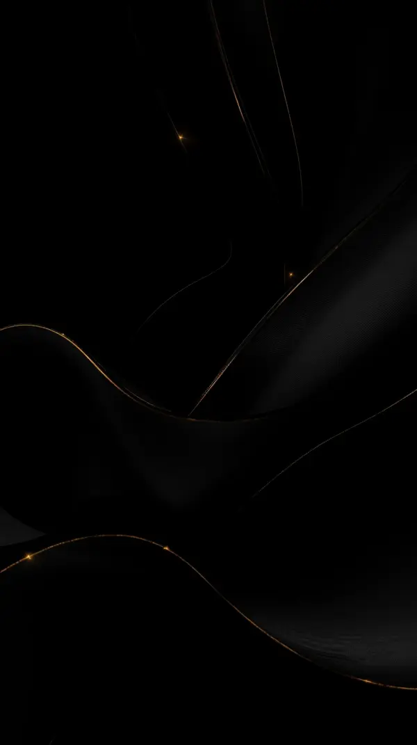 Elegant Black and Gold Abstract AMOLED wallpaper 4k for mobile