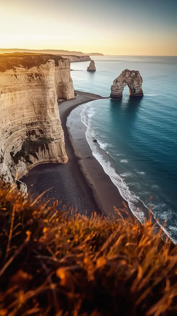Nature Wallpaper 4K — Scenic Cliff Ocean View | 4KWallpapar