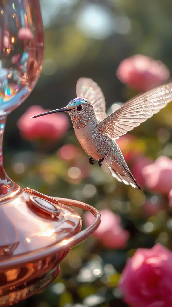 Hummingbird Wallpaper 4K — Jewel-Covered Bird Garden