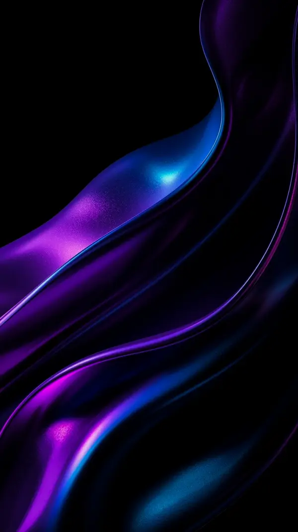 Sleek Purple and Blue Abstract AMOLED Wallpaper 4k for Mobile