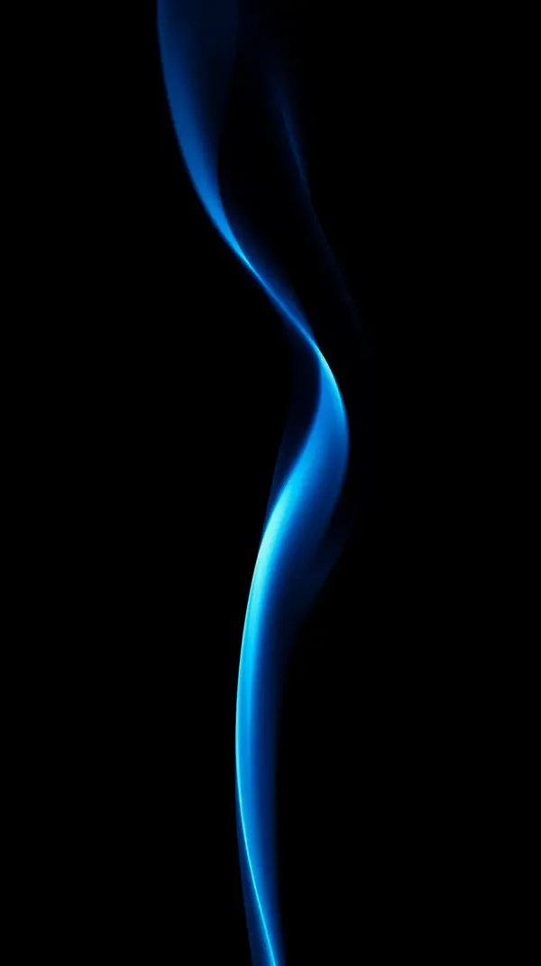 Vibrant Blue Smoke AMOLED Wallpaper 4K for Mobile
