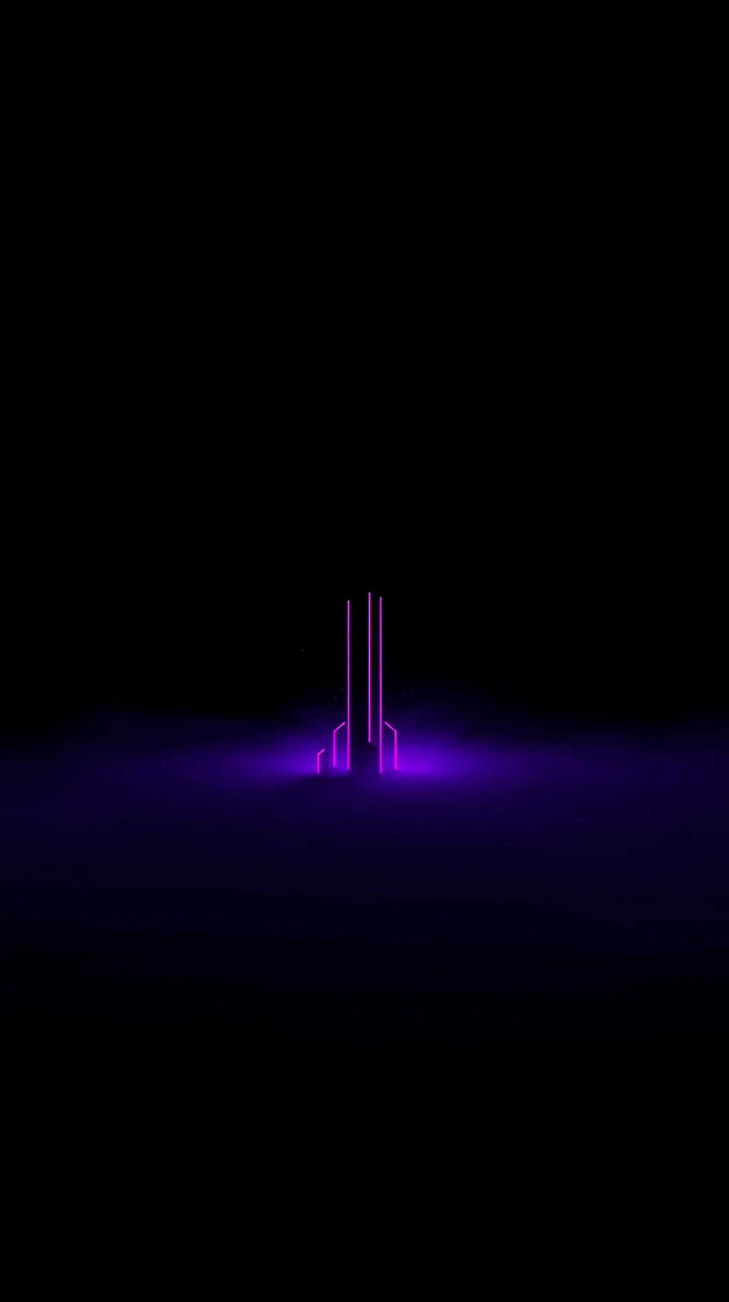 AMOLED wallpaper 4k for mobile, iphone wallpaper 4k, 4k wallpaper for phone, cute 4k backgrounds, purple neon tower.