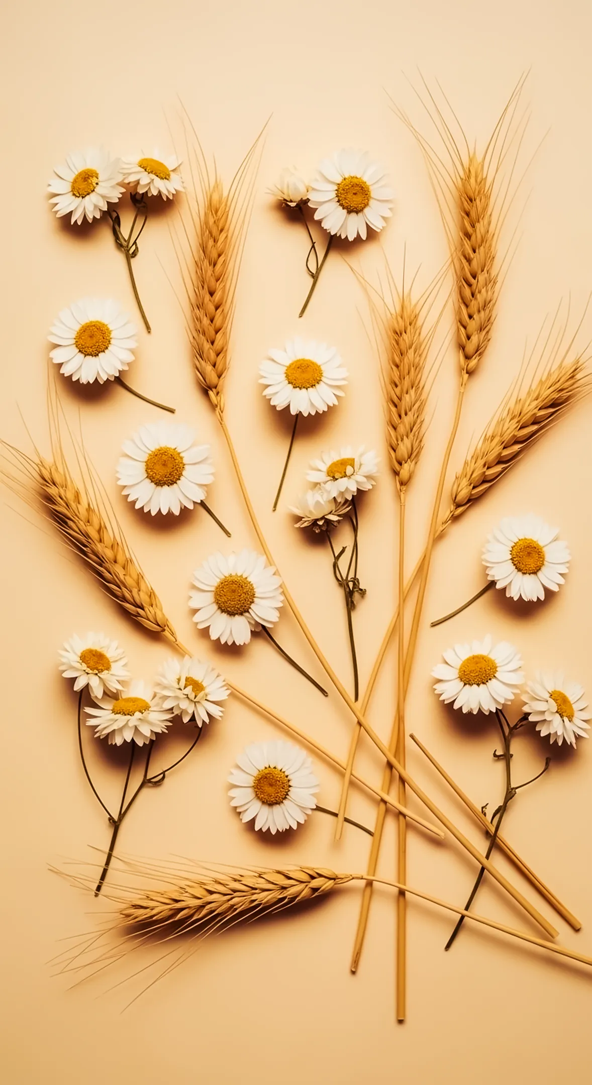 Beautiful Flower Background for iPhone: Daisy & Wheat Phone Wallpaper Collection - Flower Phone Backgrounds & Flower Phone Wallpapers