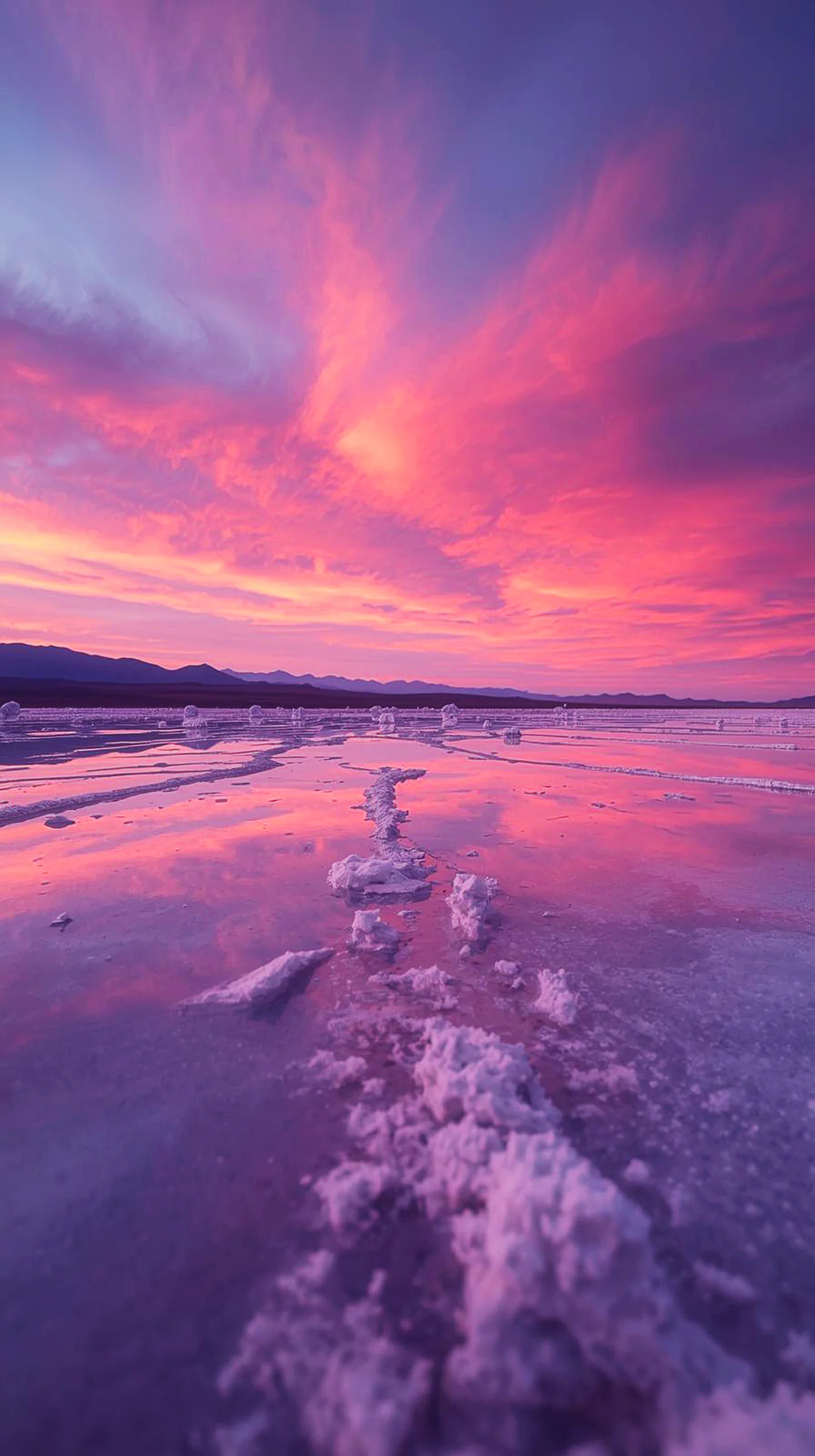 Beautiful sunset reflection as iphone wallpaper 4k, a cute 4k wallpaper for iphone and 4k backgrounds iphone 4k.