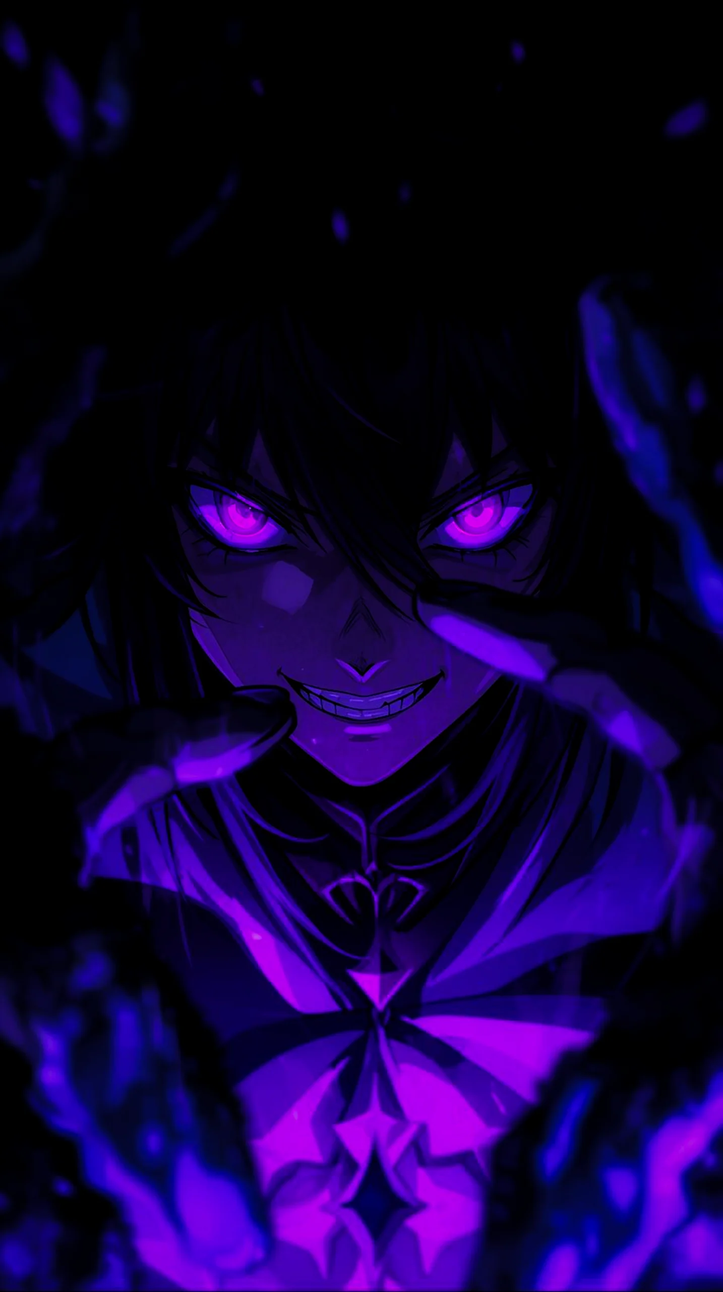 Dark aesthetic anime phone wallpaper 4k for iphone background and android mobile wallpaper