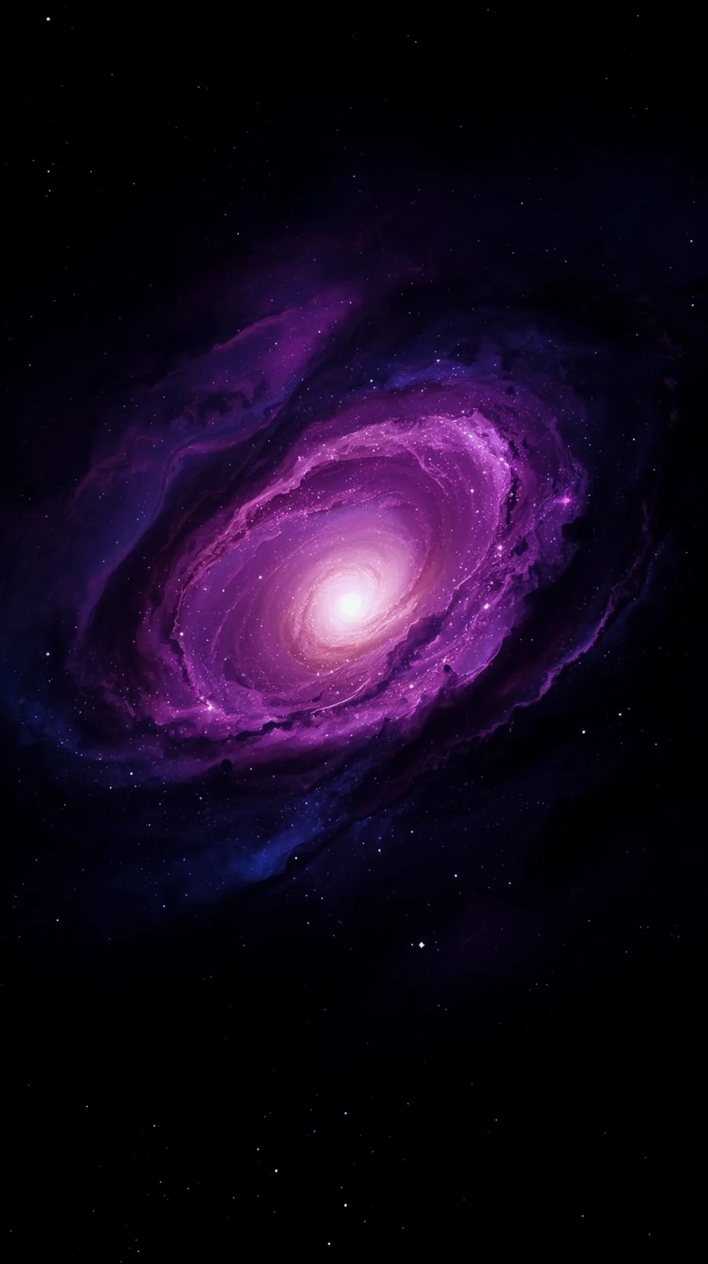 Purple galaxy AMOLED wallpaper 4K for mobile, iPhone wallpaper 4K, 4K wallpaper for mobile, wallpaper for phone, cute