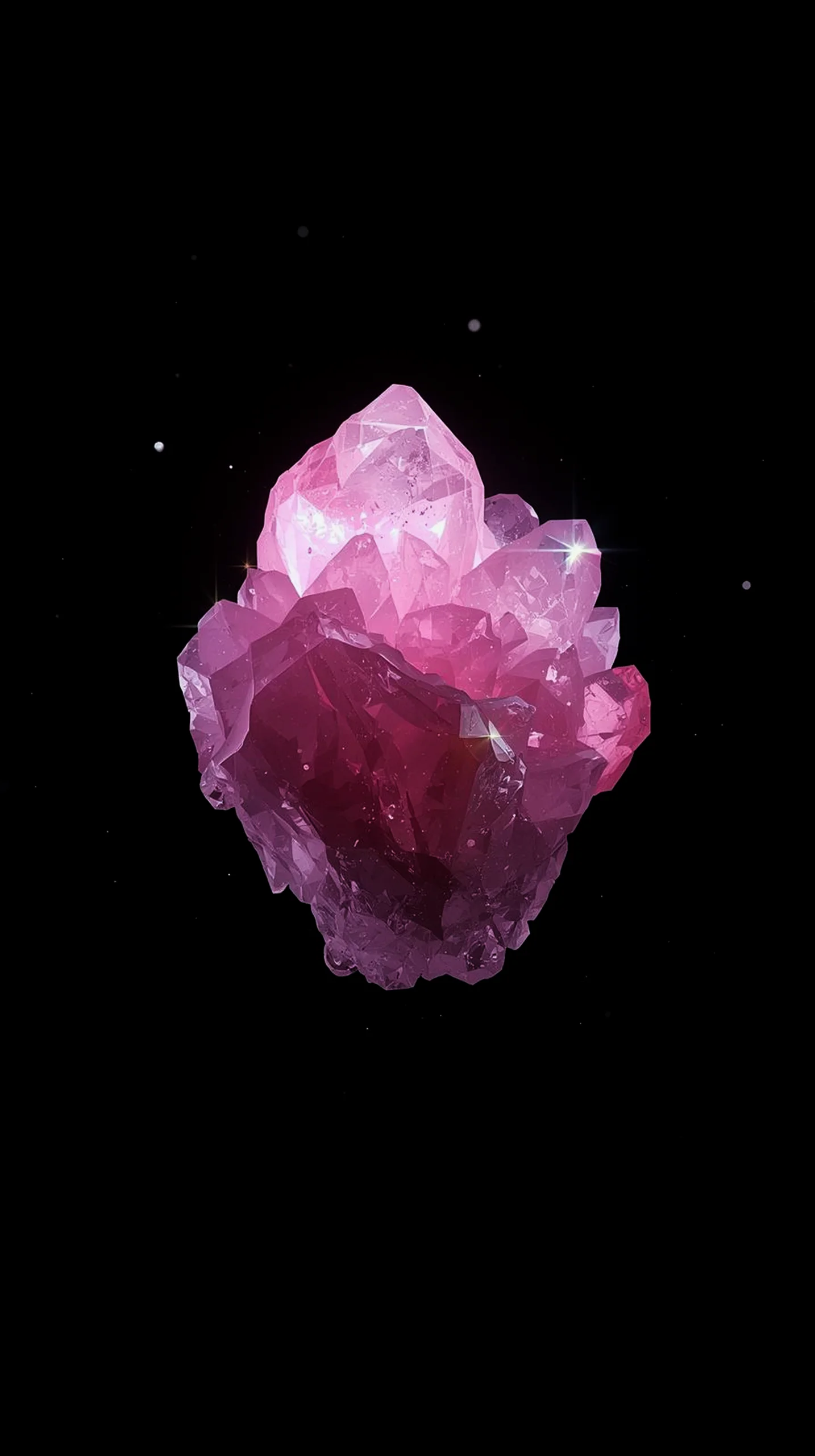 Pink crystal amoled wallpaper 4k for mobile, cute 4k wallpaper for iphone and 4k backgrounds iphone 4k background.