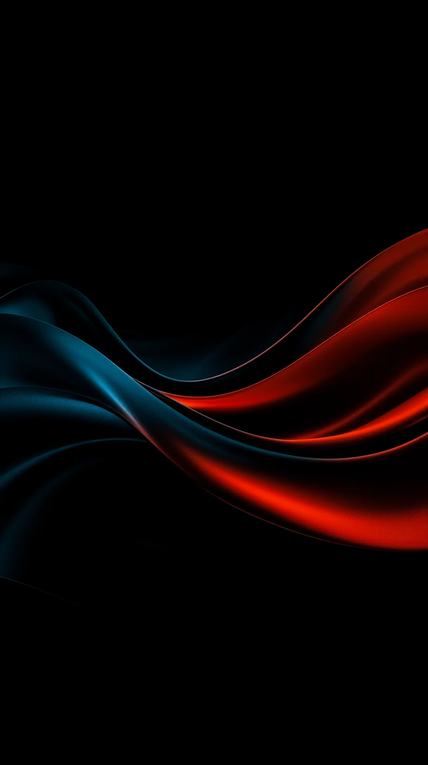Abstract red and blue flow AMOLED wallpaper 4k for mobile, iphone wallpaper 4k, 4k backgrounds, iphone 4k background.